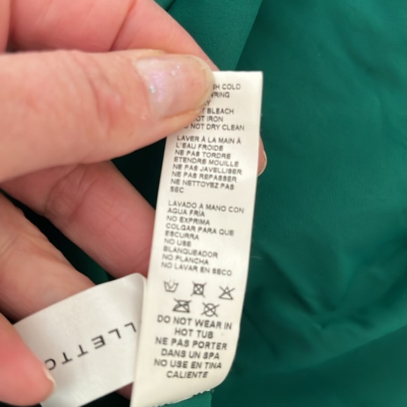 Karla Colletto Green Swim Cover Up Dress - Picture 5 of 6